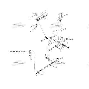 SHIFT LINKAGE ASSEMBLY TRAIL BOSS
