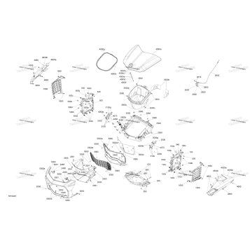 BODY - FRONT STORAGE TRAY