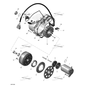 MAGNETO AND ELECTRIC STARTER - TURBO
