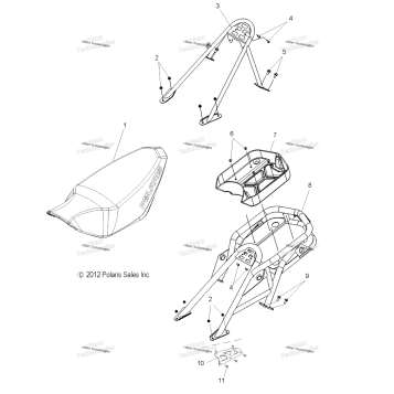 BODY, SEAT MOUNTING /BD8 ALL OPTIONS