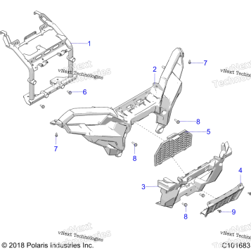 BODY, FRONT BUMPER & MOUNTING