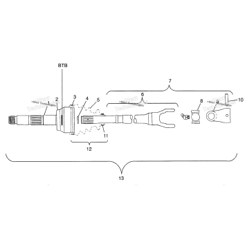CV JOINT BTB MAGNUM 4X4 W97AC42A, SWEDISH MAGNUM 4X4 & NORWEGI