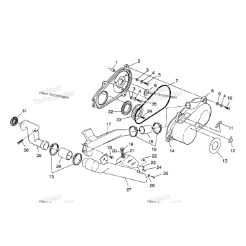 CLUTCH COVER ASSEMBLY SPORTSMAN 4X4