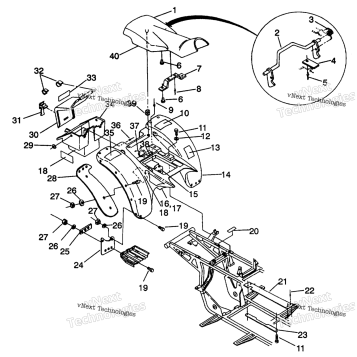 REAR CAB ASSEMBLY 4X4 350L