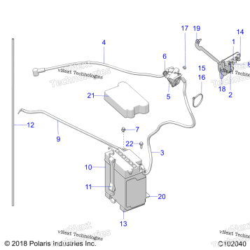 ELECTRICAL, BATTERY A19SDE57F1/SDA57F1