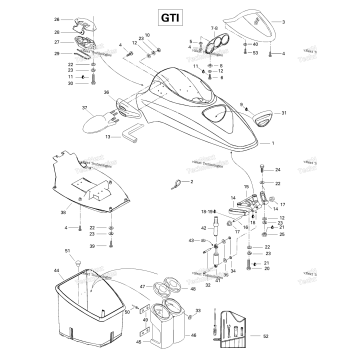 FRONT STORAGE COMPARTMENT (GTI)