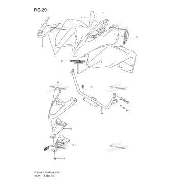 FRONT FENDER (MODEL K7)
