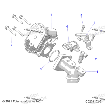 ENGINE, THROTTLE BODY & FUEL RAIL