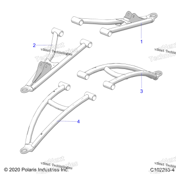SUSPENSION, FRONT AARMS