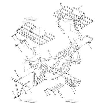 FRAME ASSEMBLY WITH RACKS