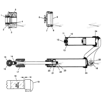 FOX SHOCK, GAS, RESEVOIR SCRAMBLER 400L