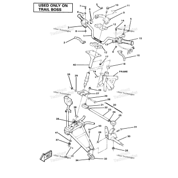 STEERING ASSEMBLYTRAIL BOSS