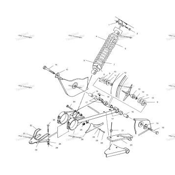 SWING ARM/SHOCK MOUNTING W958144