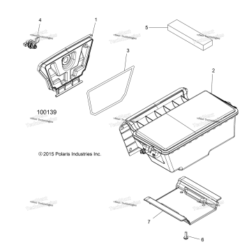 BODY, STORAGE, REAR