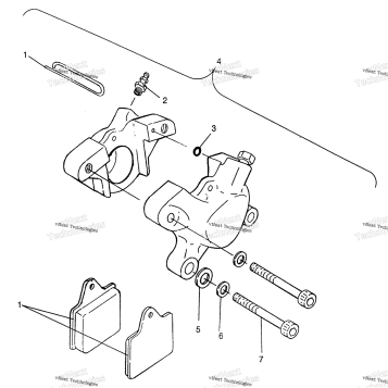 MIDDLE AXLE BRAKE MAGNUM 6X6 & MAGNUM 6X6 SWEDISH S968744
