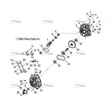 DRIVE TRAIN, MAIN GEARCASE