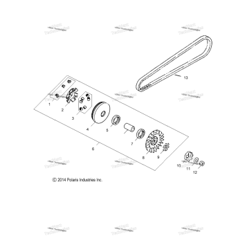 DRIVE TRAIN, PRIMARY CLUTCH