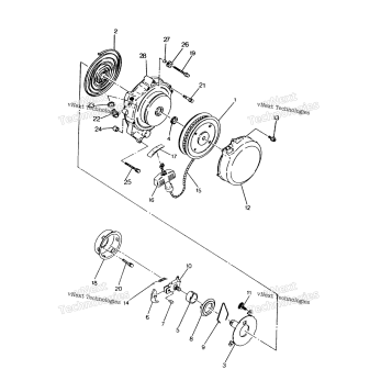 RECOIL STARTER ASSEMBLY TRAIL BLAZER