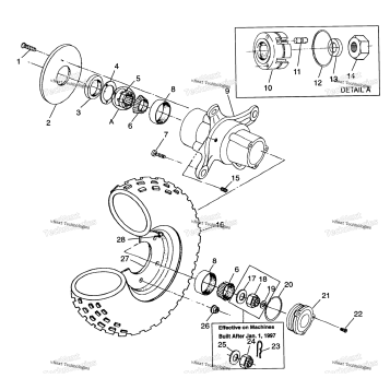 FRONT WHEEL XPLORER 400L