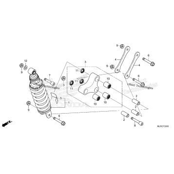 REAR SHOCK ABSORBER