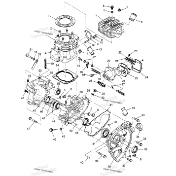 CRANKCASE & CYLINDER SPORT 400L