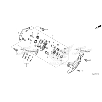 PARKING BRAKE CALIPER