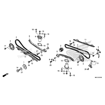 CAM CHAIN@TENSIONER