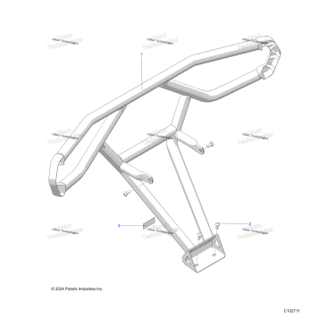 BODY, REAR BUMPER TRAIL