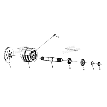 FRONT TIGHTENER ASSEMBLY 4X4 300
