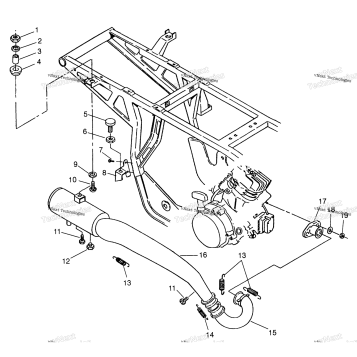 EXHAUST SYSTEM XPLORER 300