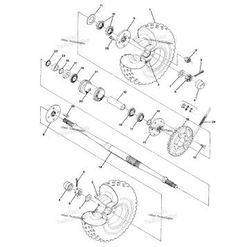 REAR WHEEL DRIVE ASSEMBLY