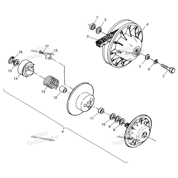 DRIVEN CLUTCH W98AE50A