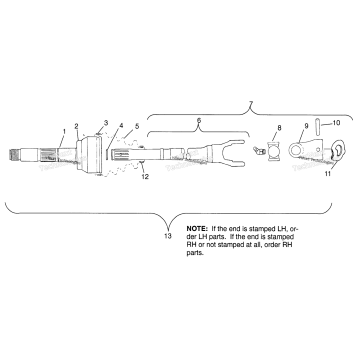 CV JOINT NEAPCO PARTS SCRAMBLER