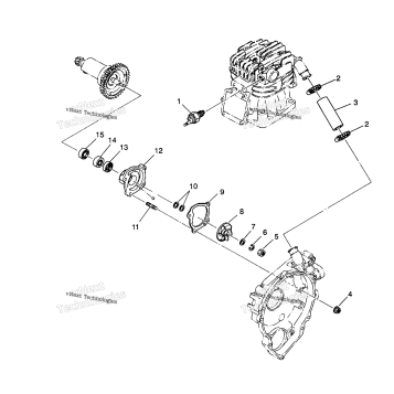 WATER PUMP 2X4 350L