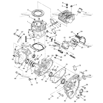 CRANKCASE & CYLINDER XPRESS W969540 (4935923592D011)