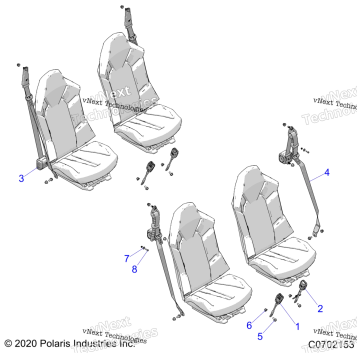 BODY, SEAT BELT MOUNTING