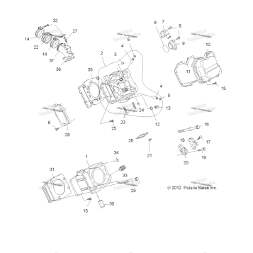 ENGINE, CYLINDER & HEAD