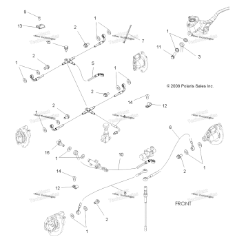 BRAKES, BRAKE LINES