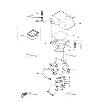 CARBURETOR BRACKETS/FLAME ARRESTER