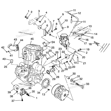 ENGINE MOUNTING MAGNUM 2X4
