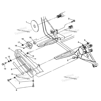 CHAIN COVER ASSEMBLY 4X4 250