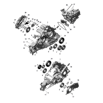 ROTAX - GEAR BOX 1 - 686 779 - HUA YONG - 1ST GENERATION