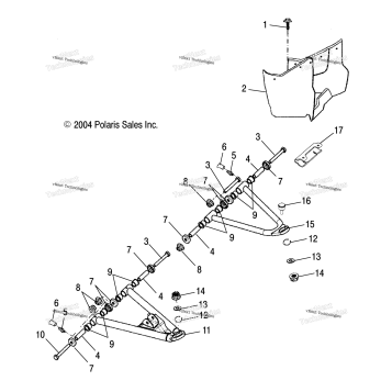 CONTROL ARM & FOOTREST /EB/EC/ED