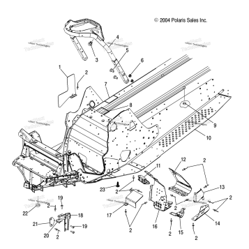 CHASSIS, FRONT /DSA/DSB/DSC