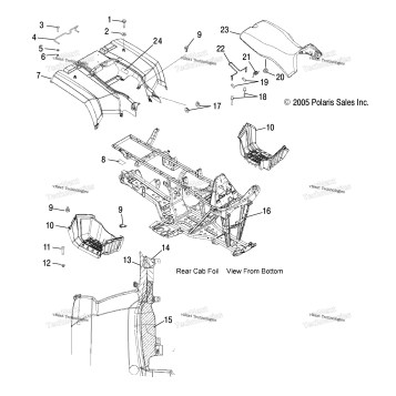 CAB, REAR & SEAT /AB/AD/AF