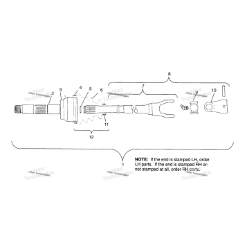 CV JOINT NEAPCO PARTS SCRAMBLER