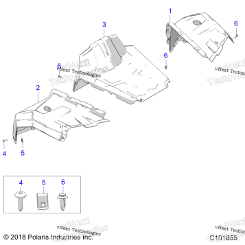 BODY, FRONT FENDERS
