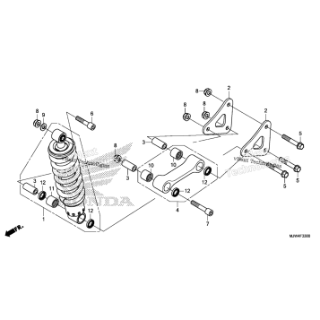 REAR SHOCK ABSORBER
