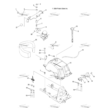 FUEL TANK & CARBURETOR MOUNTING /AB/AC
