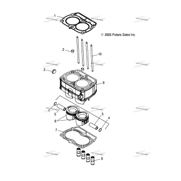 ENGINE, PISTON & CYLINDER